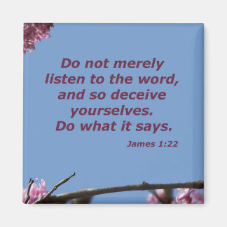 James 1:22 magneet