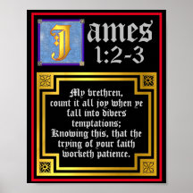 James 1:2 1:3 Verlicht citaat Nieuwe Testament