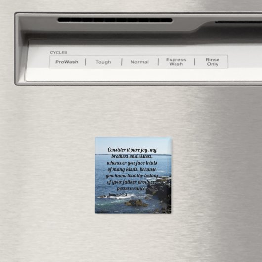 James 1:2-3 magneet (Insitu (Vaatwasser))