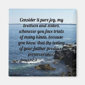 James 1:2-3 magneet (Voorkant)