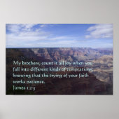 James 1:2-3 Poster (Voorkant)