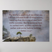 James 1:2-4 Poster (Voorkant)