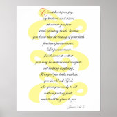 James 1:2-5 poster (Voorkant)