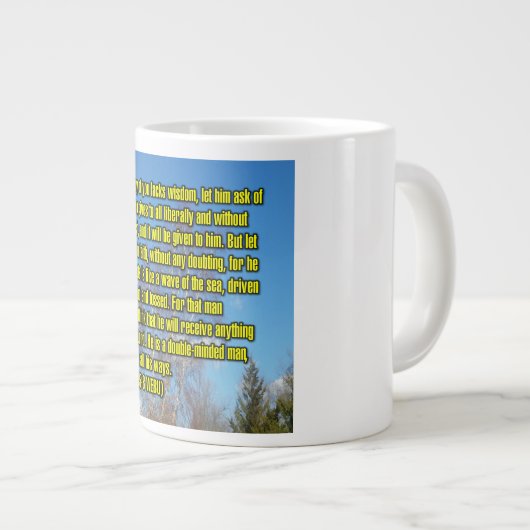 James 1:5-8 WEBU Mok (Voorkant rechts)