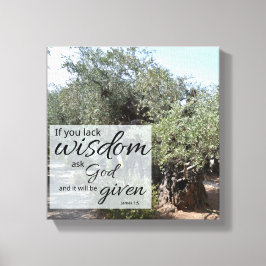 James 1:5 Canvasprint | Gods Wijsheid Canvas Afdruk