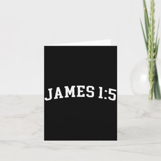 James 1 5 kaart (Voorkant)