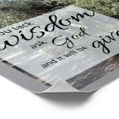James 1:5 Posterprint | Gods wijsheid Poster (Hoek)