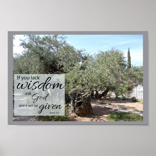 James 1:5 Posterprint | Gods wijsheid Poster (Voorkant)