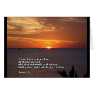 James 1:5 Sunset