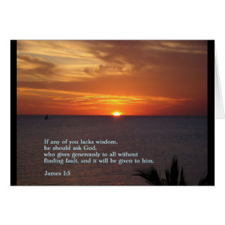 James 1:5 Sunset