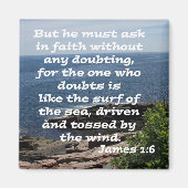 James 1:6 magneet (Voorkant)