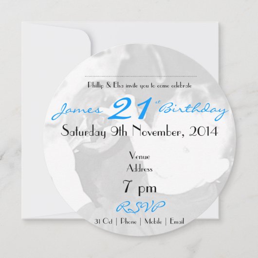 James 21st (Circle Range) Kaart (Achterkant)