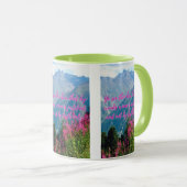 James 2:24 KJV Bijbelscripts Pic Two-Tone Mok (Voorkant rechts)