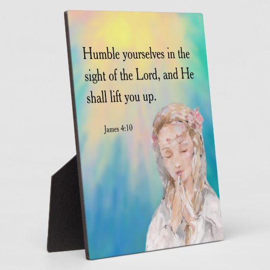 James 4:10 fotoplaat (Zijkant)