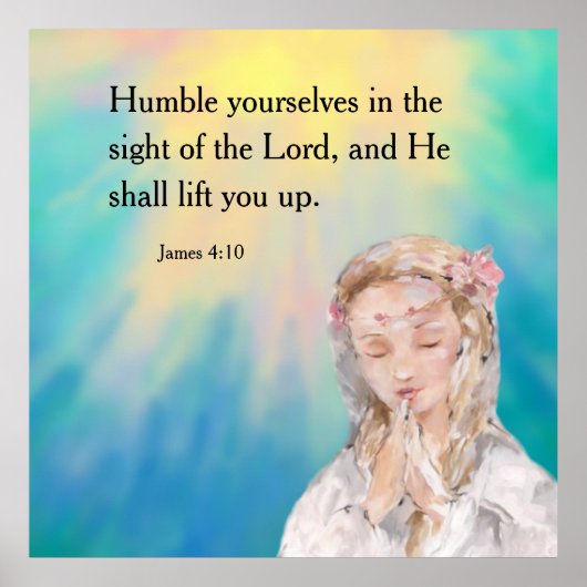 James 4:10 poster (Voorkant)