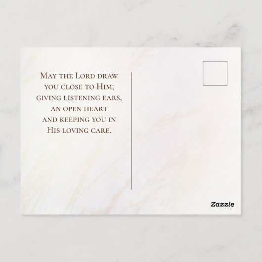 James 4:8 Draw nabij God Bijbelse Verse Briefkaart (Achterkant)