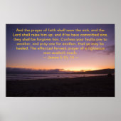 James 5:15 - 16 poster (Voorkant)
