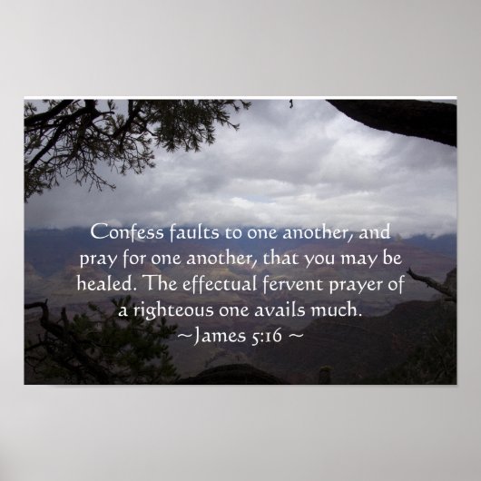James 5:16 Poster (Voorkant)