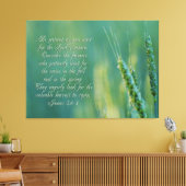 James 5:6-8 DoorzettingsInspirerend Canvas Afdruk (Insitu (Woonkamer))