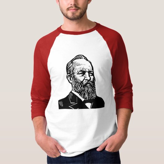 James A Garfield "20" T-shirt (Voorkant)