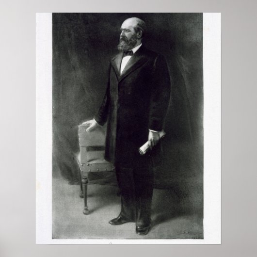 James A. Garfield, 20ste President van de Verenigd Poster (Voorkant)