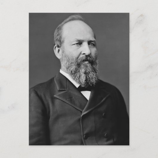 James A. Garfield Briefkaart (Voorkant)