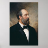 JAMES A. GARFIELD door Ole Peter Hansen Balling Poster (Voorkant)