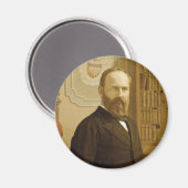 James A Garfield magneet (Voorkant / Achterkant)