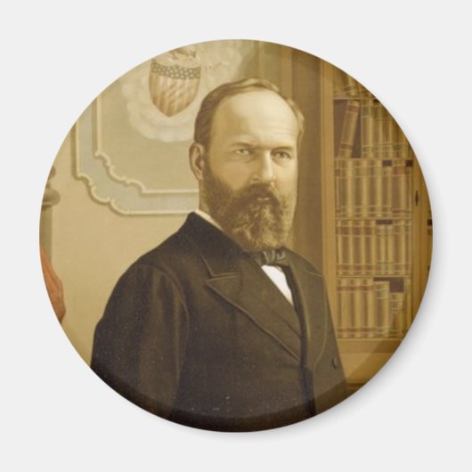 James A Garfield magneet (Voorkant)