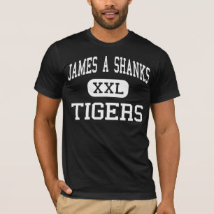 James A Shanks - Tigers - High Quincy Florida T-shirt