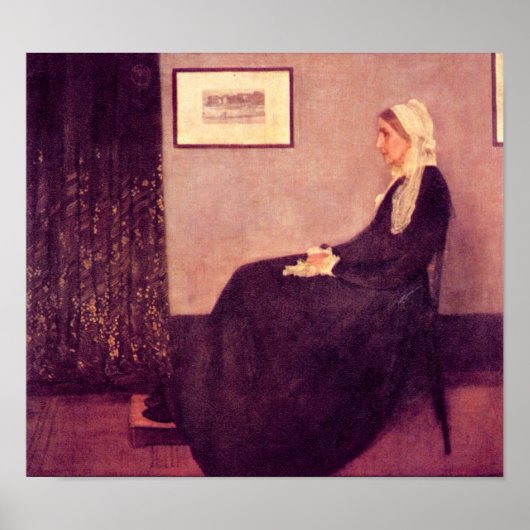 James Abbot McNeill Whistler - Moeder van Whistler Poster (Voorkant)