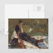 James Abbott McNeill Whistler - Caprice in Paars Briefkaart (Voorkant / Achterkant)