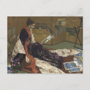 James Abbott McNeill Whistler - Caprice in Paars Briefkaart
