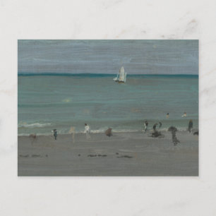James Abbott McNeill Whistler-Coast Scene, Bathers Briefkaart
