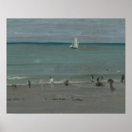 James Abbott McNeill Whistler-Coast Scene, Bathers Poster (Voorkant)