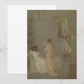 James Abbott McNeill Whistler - De kunstenaar in Z Kaart (Voorkant / Achterkant)