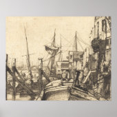 James Abbott McNeill Whistler - Limehouse Poster (Voorkant)