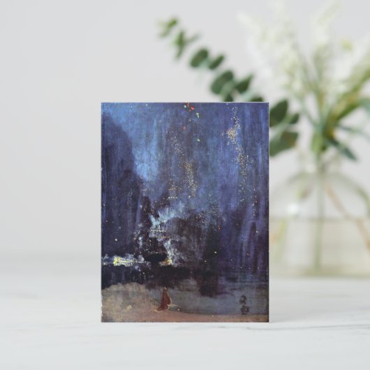 James Abbott McNeill Whistler - Night in Black en Briefkaart (Staand voorkant)