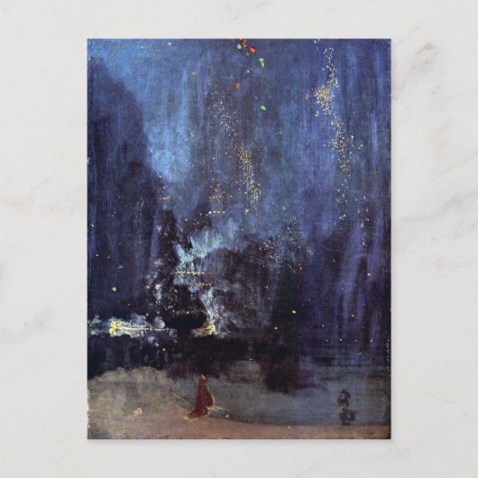James Abbott McNeill Whistler - Night in Black en Briefkaart (Voorkant)
