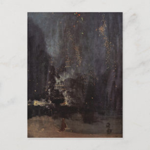 James Abbott McNeill Whistler - Nocturne in het zw Briefkaart
