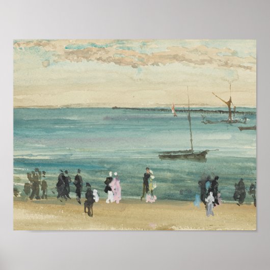 James Abbott McNeill Whistler - Southend Pier Poster (Voorkant)