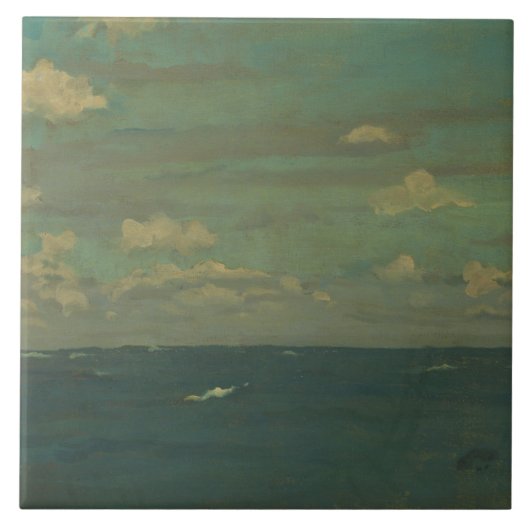 James Abbott McNeill Whistler - Violet en Silver Tegeltje (Voorkant)
