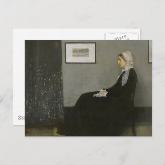 James Abbott Whistler - Moeder van Whistler Briefkaart (Voorkant / Achterkant)