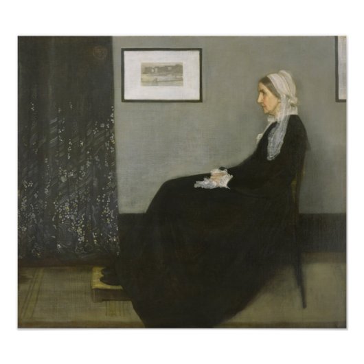 James Abbott Whistler - Moeder van Whistler Foto Afdruk (Voorkant)