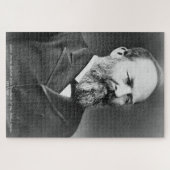 James Abraham Garfield 20e president van Amerika. Legpuzzel (Horizontaal)