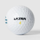 'James, Air Golfing Kampioen', Grappig,Persoonlijk Golfballen (Logo)