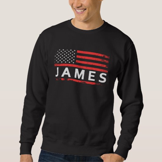 JAMES AMERIKAANSE VLAG VOOR JAMES TRUI (Voorkant)
