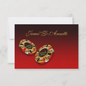 James & Annette Vegas METALLIC CHAMPAGNE RSVP (Achterkant)