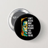 James Baldwin Graffiti Art Juneteenth Black Histor Ronde Button 5,7 Cm (Voorkant /achterkant)