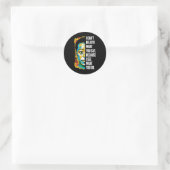 James Baldwin Graffiti Art Juneteenth Black Histor Ronde Sticker (Tas)